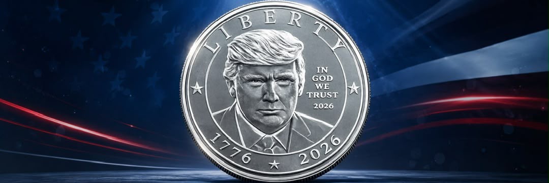 Trump silver coin