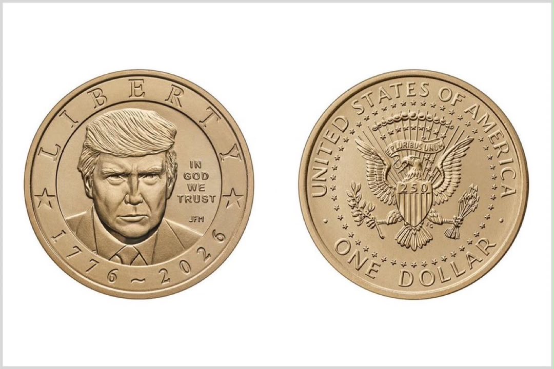 Trump Coin both sides